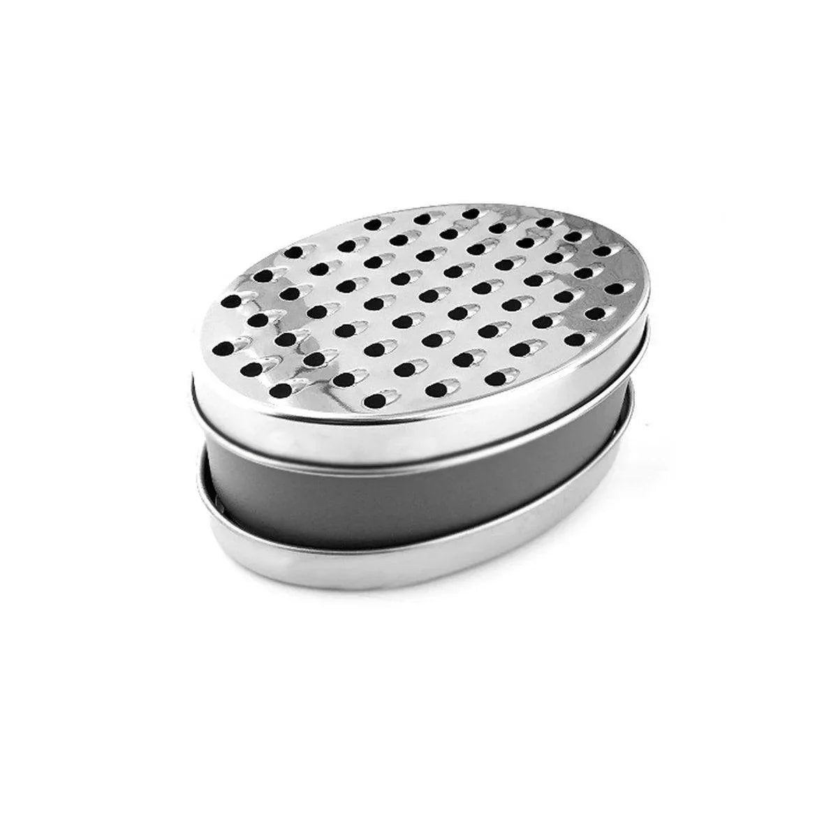 Stainless Steel Kitchen Cheese Grater with Container Storing Fruits Cheese Box - Red - Mekamart Australia