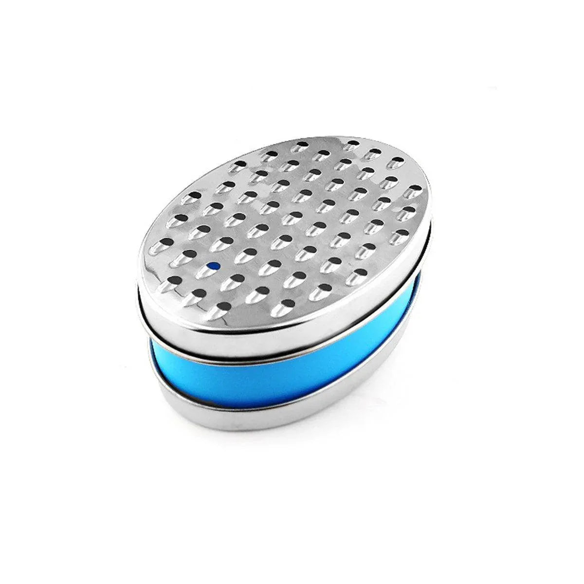 Stainless Steel Kitchen Cheese Grater with Container Storing Fruits Cheese Box - Red - Mekamart Australia