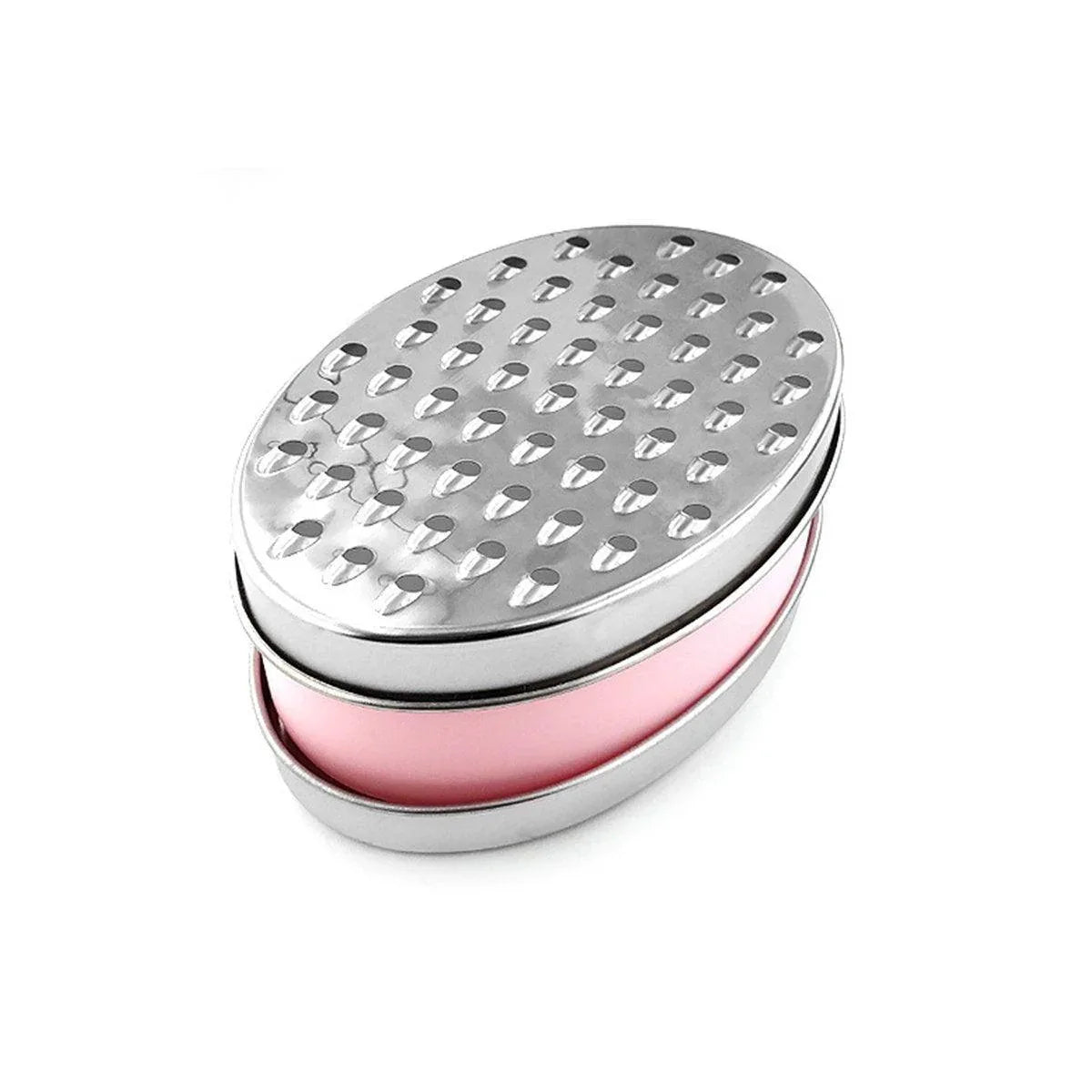 Stainless Steel Kitchen Cheese Grater with Container Storing Fruits Cheese Box - Red - Mekamart Australia