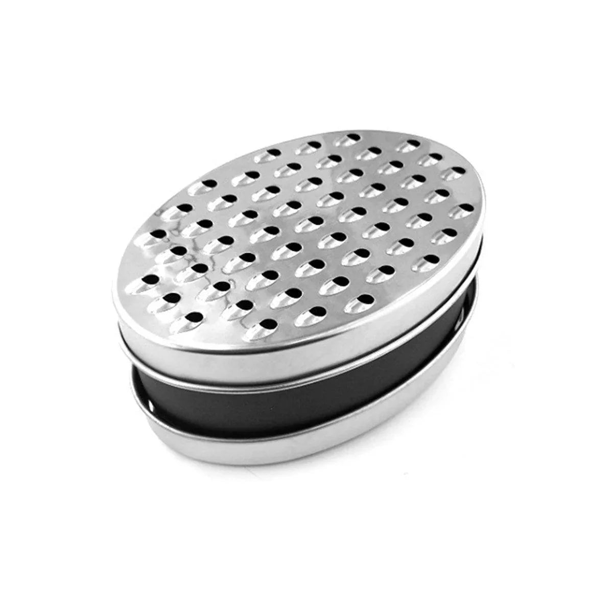 Stainless Steel Kitchen Cheese Grater with Container Storing Fruits Cheese Box - Red - Mekamart Australia
