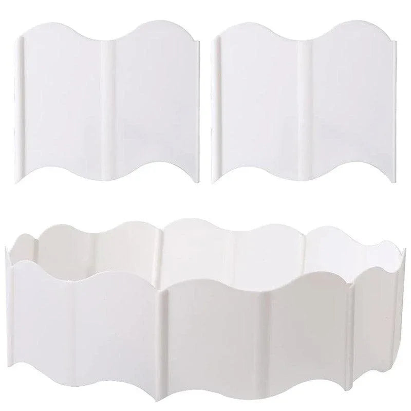 20PCS Garden Edging Fence Decorative Plastic Lawn Border Panels Landscaping - Green - Mekamart Australia