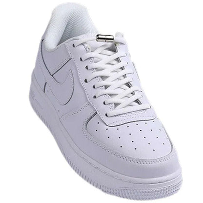 No Tie Locked Elastic Shoelace Shoe Lace Lazy Laces Sneakers Sports - Grey