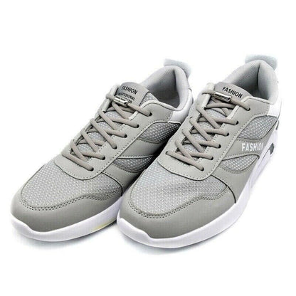 No Tie Locked Elastic Shoelace Shoe Lace Lazy Laces Sneakers Sports - Grey