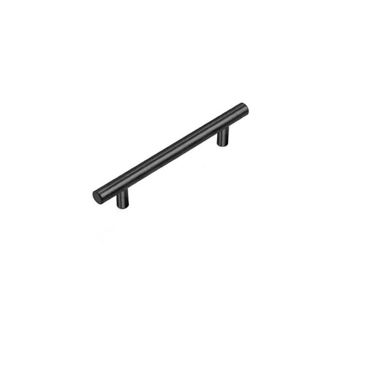 5PCS Black Kitchen Cabinet Door Handles Stainless Steel Door Drawer Pull T Bar - 500mm/320mm