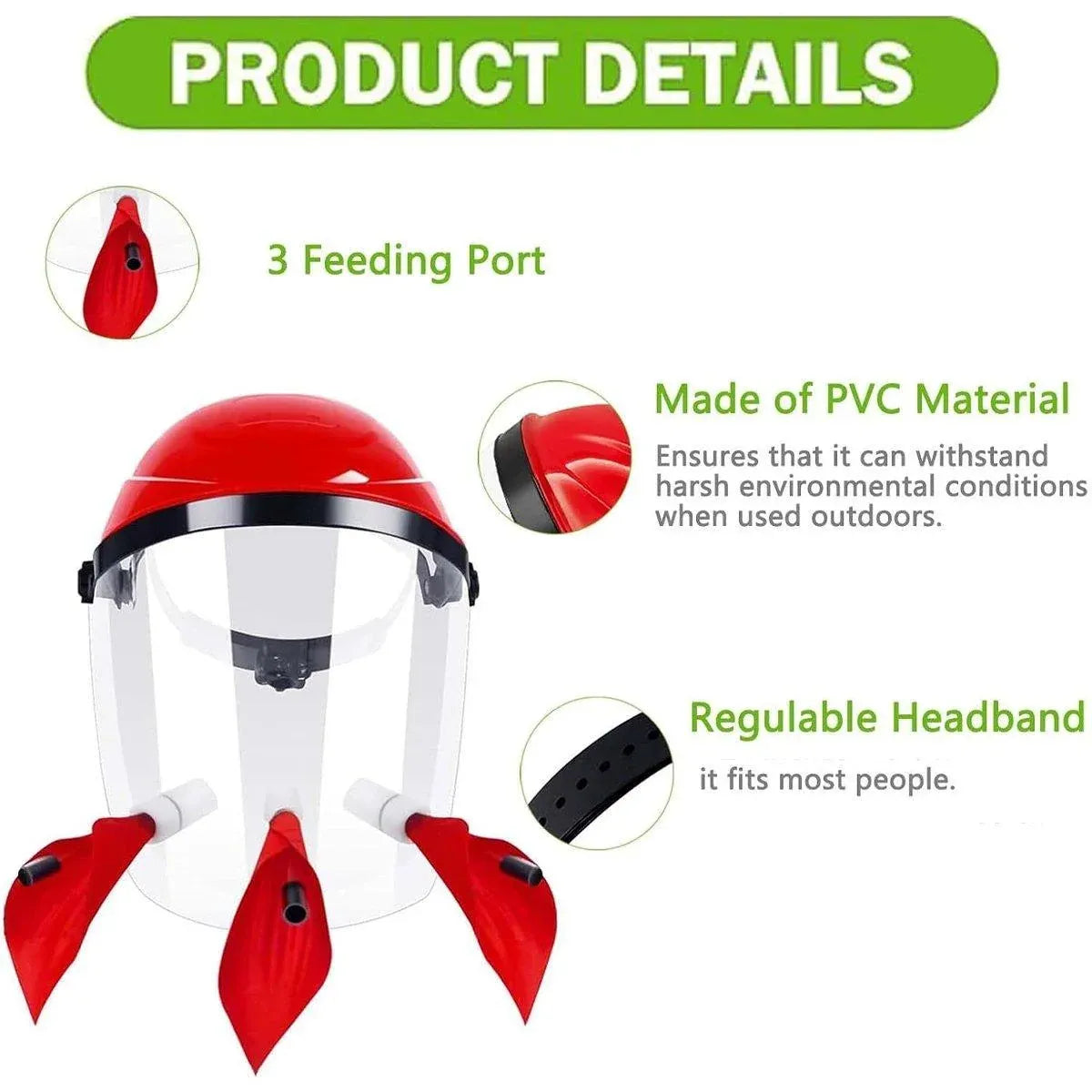 Outdoor Head Mounted Bird Feeder Portable Helmet Bird Feeder Wild Birds Feeding