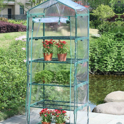 5 Tier Garden PVC Plant Insulation Warming Shed Conservatory Cover No Brackets - Mekamart Australia