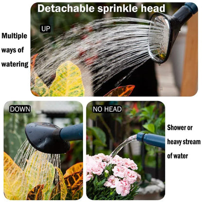 3L Gray Retro Watering Can Long Spout Large Capacity Shower Kettle for Garden - Mekamart Australia