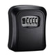 Combination Key Box with Combination Lock for Home Office Security Storage - Black