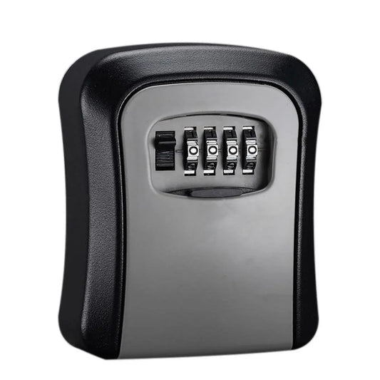 Combination Key Box with Combination Lock for Home Office Security Storage - Grey