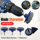 5PCS Lawn Mower Blade Sharpener Wind Powered Balancer Hardware Sharpening Tool - Mekamart Australia