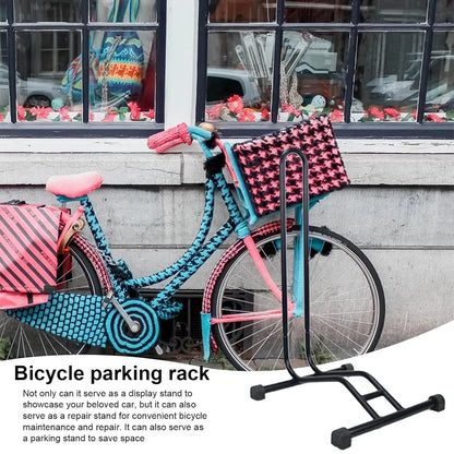 Adjustable Bicycle Parking Stand Plug-in Bike Rack for Mountain Road Bikes