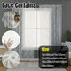 Elegant Lace Curtain Bedroom Window Door Screen Privacy Window Decor - 145*120cm - Mekamart Australia