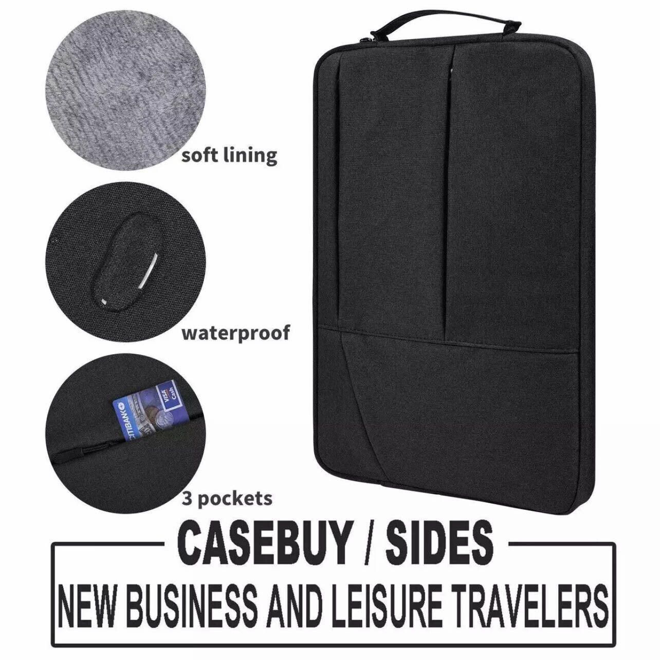 Laptop Sleeve Travel Bag Carry Case For Macbook Air Pro 15.6inch - Navy