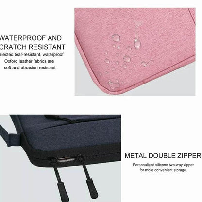 Laptop Sleeve Travel Bag Carry Case For Macbook Air Pro 15.6inch - Navy