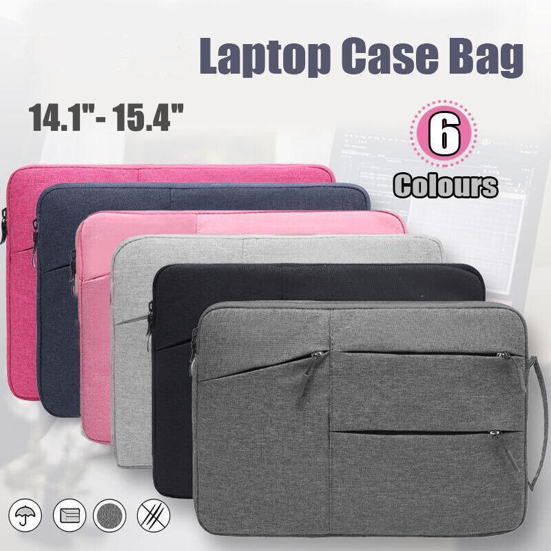 Laptop Sleeve Travel Bag Carry Case For MacBook Air Pro 14.1”-15.4” - Black