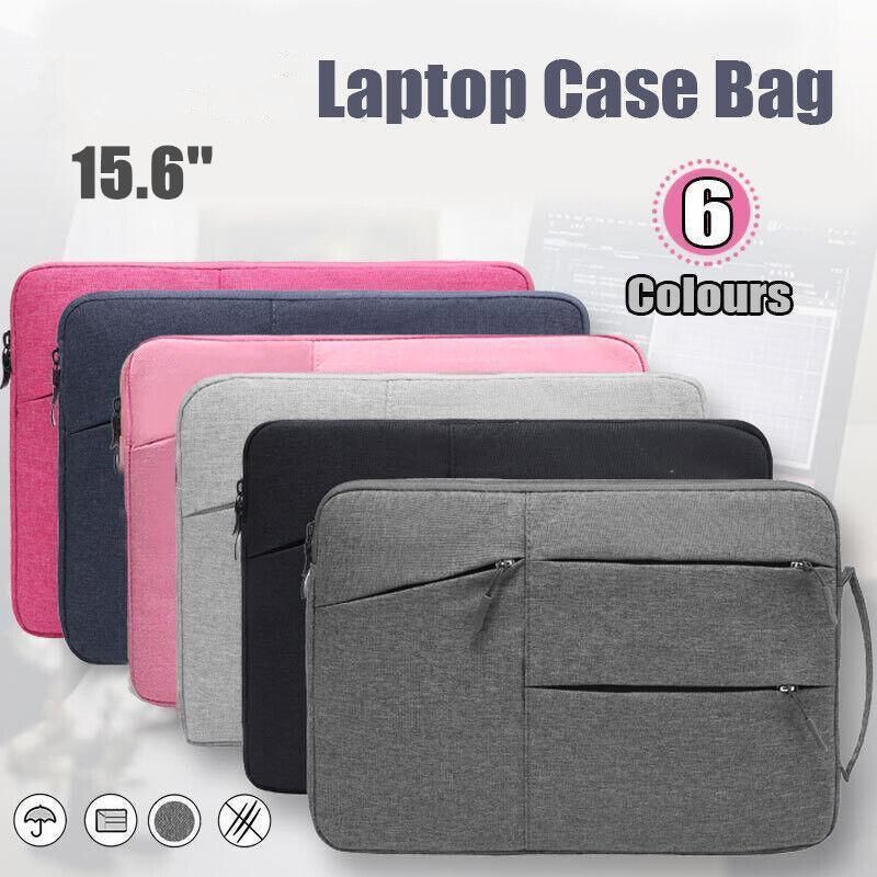 Laptop Sleeve Travel Bag Carry Case For Macbook Air Pro 15.6inch - Dark Grey