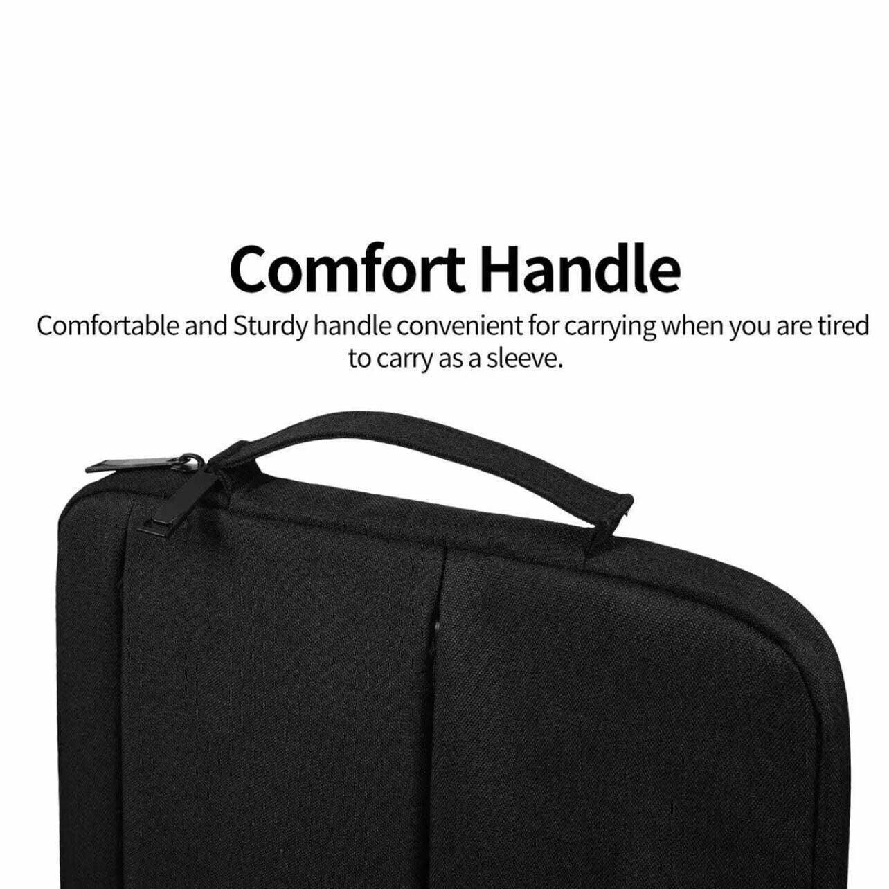 Laptop Sleeve Travel Bag Carry Case For Macbook Air Pro 15.6inch - Light Grey