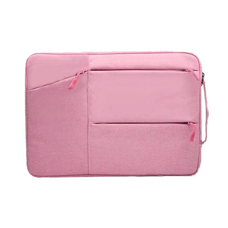 Laptop Sleeve Travel Bag Carry Case For Macbook Air Pro 15.6inch - Pink