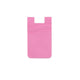 Silicone Phone Card Holder Double Layer Adhesive Wallet with 3M Backing - Pink