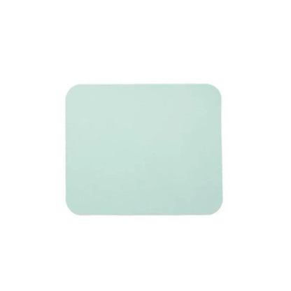 Leather Mouse Pad Gaming Waterproof Desk Mat 25 x 21cm Anti Slip - Light Green