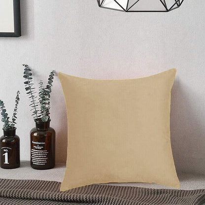 40x40cm Multicoloured Plain Solid Colour Cushion Cover Covers Decorative Pillow Case - Light Purple
