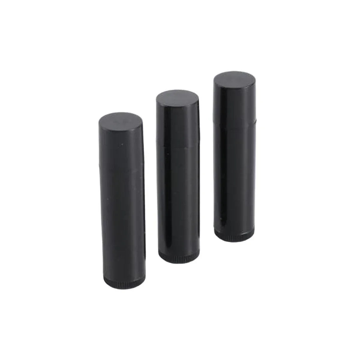 50pcs Lip Glaze Tubes Round Refillable PP Material Lip Balm Containers Red Tube - White - Mekamart Australia