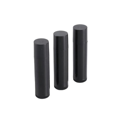 50pcs Lip Glaze Tubes Round Refillable PP Material Lip Balm Containers Red Tube - White - Mekamart Australia
