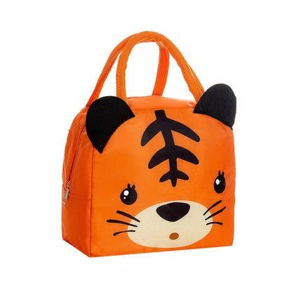 3D Bento Lunch Bag Cartoon Handbag Insulated Food Box Bag for Students LunchTote - Pink Panda - Mekamart Australia