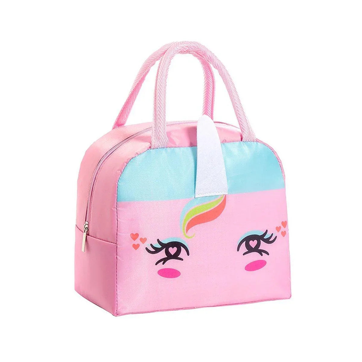 3D Bento Lunch Bag Cartoon Handbag Insulated Food Box Bag for Students LunchTote - Coffee Bear - Mekamart Australia