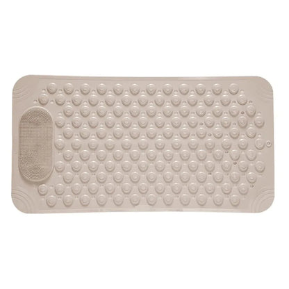 Non Slip Floor Pad Bathroom Tub Mat Bath Shower Mat with Round Massage Point - Pink - Mekamart Australia