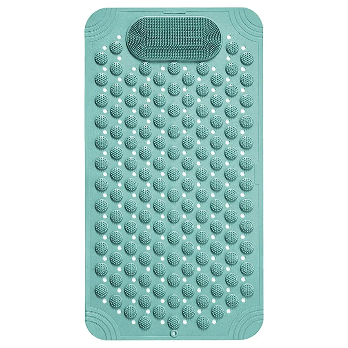 Non Slip Floor Pad Bathroom Tub Mat Bath Shower Mat with Round Massage Point - Pink - Mekamart Australia