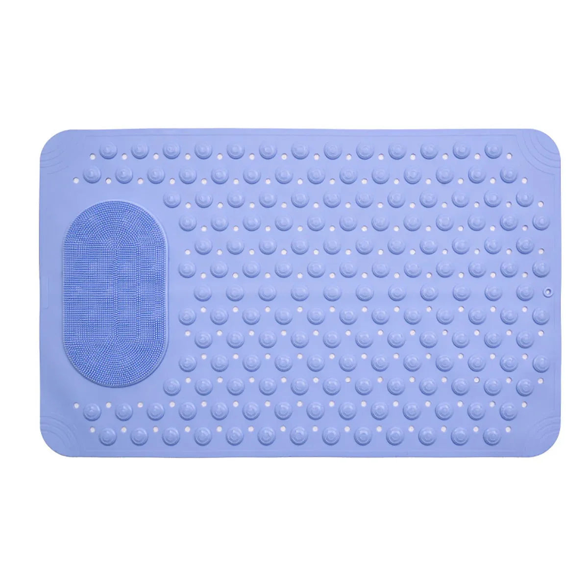Non Slip Floor Pad Bathroom Tub Mat Bath Shower Mat with Round Massage Point - Pink - Mekamart Australia