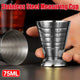 75ml Stainless Steel Bartending Measuring Cup Multifunctional Cocktail Jigger - Mekamart Australia