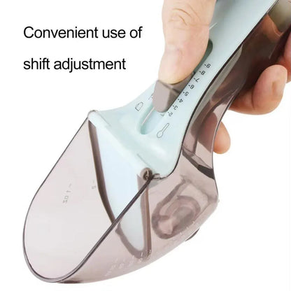 Pet Food Measuring Spoon Adjustable Cat Dog Food Shovel Pet Food Spoon Supplies