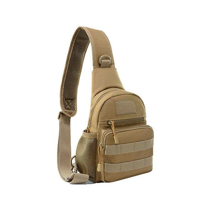 Man Shoulder Backpack Chest Bag Small Sling Cross Body Satchel Bag Outdoor - Camouflage