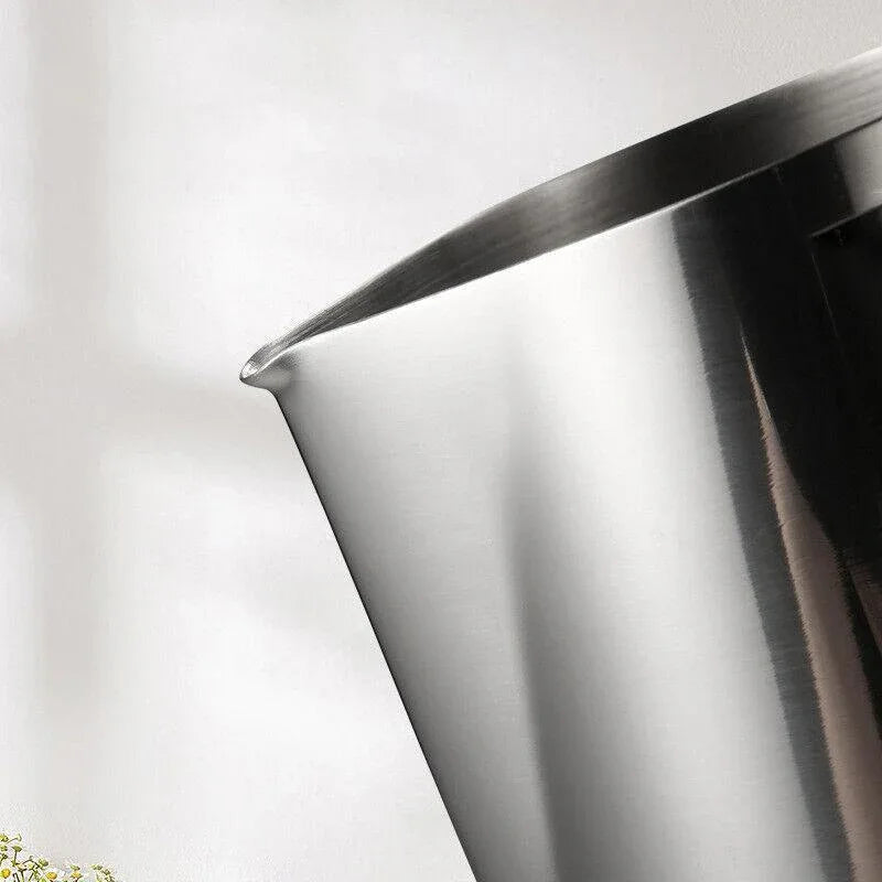 150-1000Ml Stainless Steel Milk Coffee Jug Latte Espresso Frothing Scale Pitcher - 600ML - Mekamart Australia