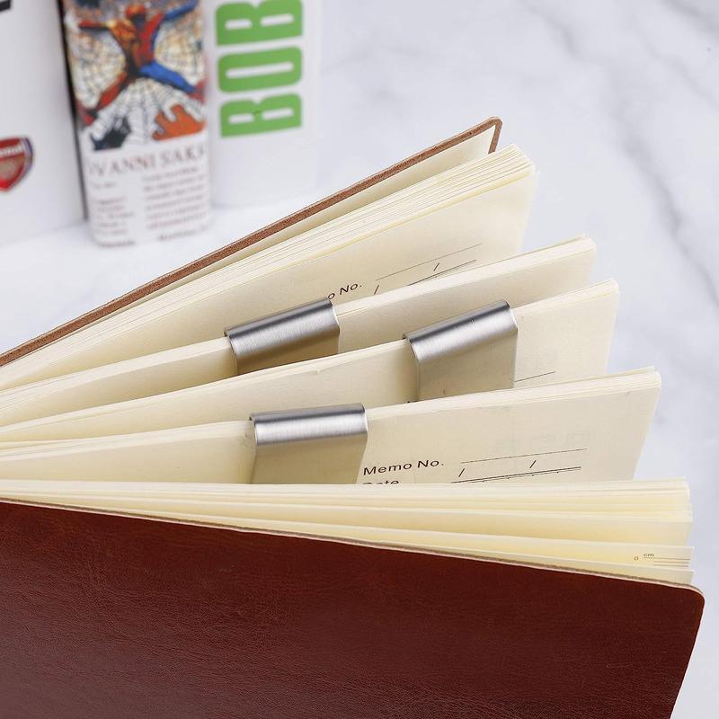 Clip Note Business Card Holder Stainless Steel Mens Wallet Metal - Gold - Mekamart Australia