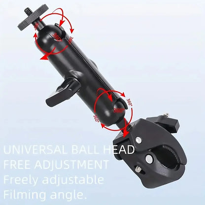 Motorcycle Phone Camera Mount Anti Shake for Bike Scooter Navigation Secure - L