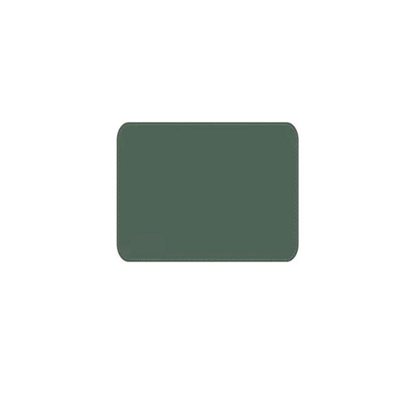 Leather Mouse Pad 30x25.5cm Waterproof Gaming Desk Mat Anti Slip Rubber Mousepad - Dark Blue