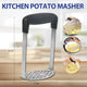 Potato Masher Vegetable Tool Stainless Steel Heat Kitchen Resistant Press Rice A - Mekamart Australia