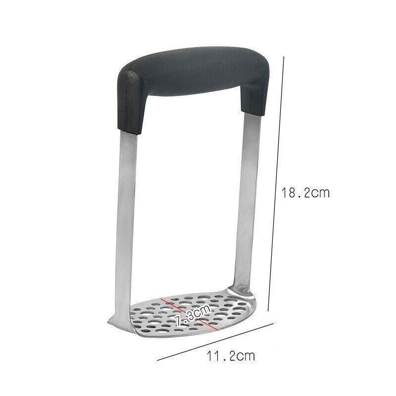 Potato Masher Vegetable Tool Stainless Steel Heat Kitchen Resistant Press Rice A - Mekamart Australia