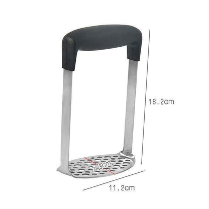 Potato Masher Vegetable Tool Stainless Steel Heat Kitchen Resistant Press Rice A - Mekamart Australia