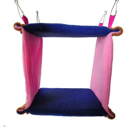Parrot Hammock Bird Nest Warm Comfortable Bird Cage Accessory Pet Bed Cozy - Cube