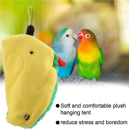 Parrot Hammock Bird Nest Warm Comfortable Bird Cage Accessory Pet Bed Cozy - Cube
