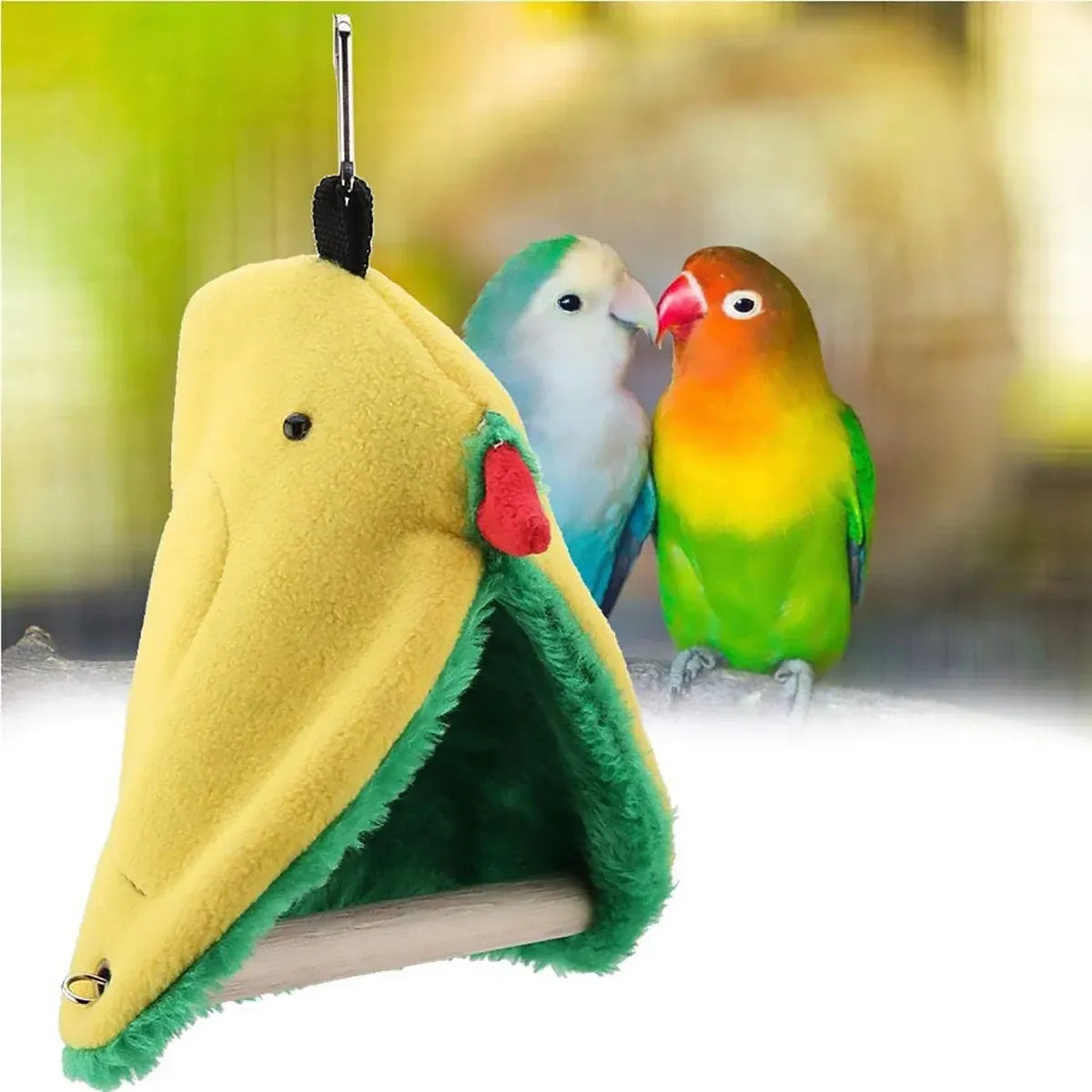 Parrot Hammock Bird Nest Warm Comfortable Bird Cage Accessory Pet Bed Cozy - Cube