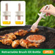 2pcs Glass Oil Bottles with Silicone Brush for Kitchen Cooking Oil Dispenser Set - Mekamart Australia