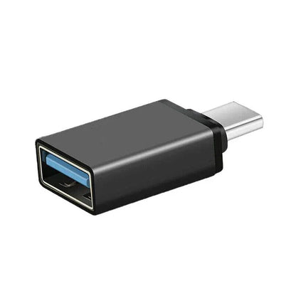 USB Type-C to USB 3.0 Adapter OTG Converter for Phone Tablet Laptop - Black