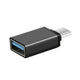 USB Type-C to USB 3.0 Adapter OTG Converter for Phone Tablet Laptop - Black