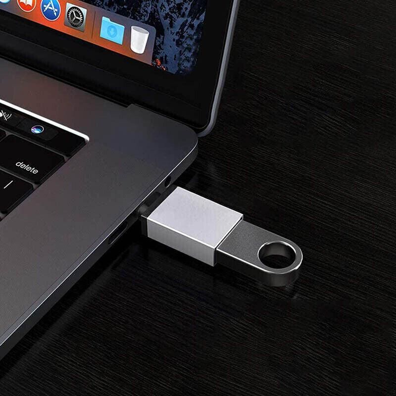 USB Type-C to USB 3.0 Adapter OTG Converter for Phone Tablet Laptop - Black
