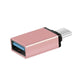USB Type-C to USB 3.0 Adapter OTG Converter for Phone Tablet Laptop - Rose Gold